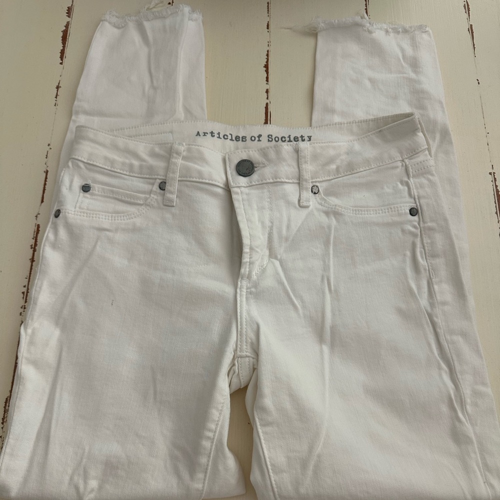 Articles Of Society White Skinny Jeans
